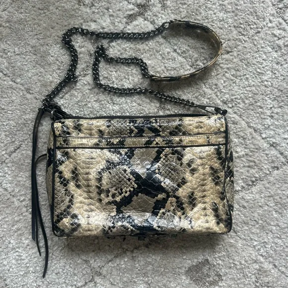 Rebecca Minkoff Snakeskin Crossbody Bag - Picture 6 of 9